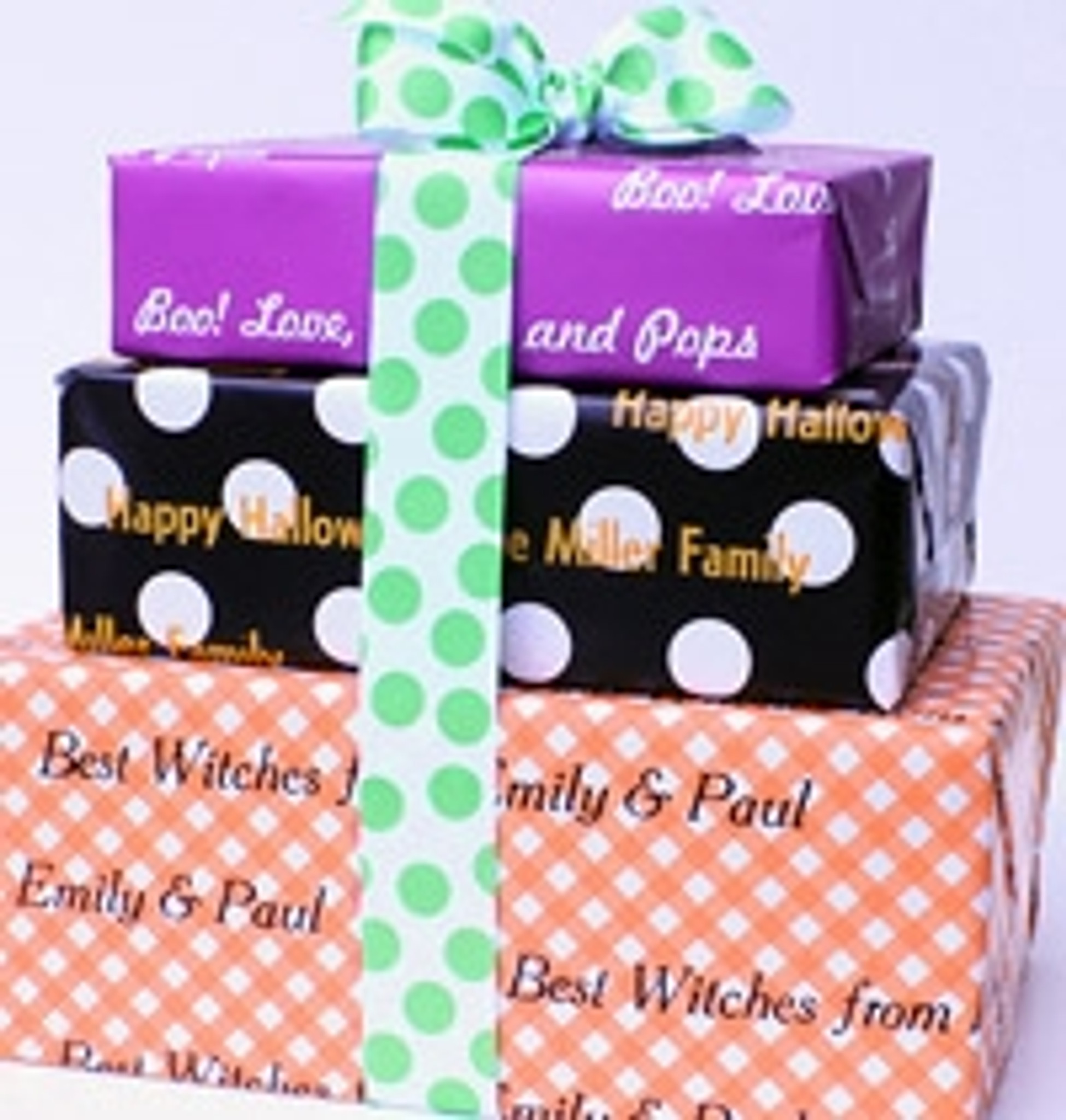 Personalized Gift Wrap - Halloween